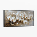 Quadro Stampa su Tela Bouquet di bianco - CupidoDesign