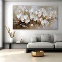 Quadro Stampa su Tela Bouquet di bianco - CupidoDesign