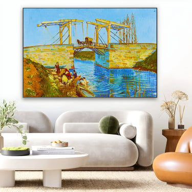 Quadro Stampa su Tela Bridges of Arles, Vincent Van Gogh - CupidoDesign