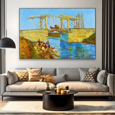 Quadro Stampa su Tela Bridges of Arles, Vincent Van Gogh - CupidoDesign