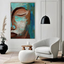 Quadro Stampa su Tela Buddha Astratto - CupidoDesign