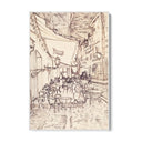 Quadro Stampa su Tela Cafe Terrace at Night, Vincent Van Gogh - CupidoDesign