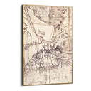 Quadro Stampa su Tela Cafe Terrace at Night, Vincent Van Gogh - CupidoDesign