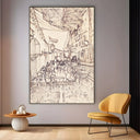 Quadro Stampa su Tela Cafe Terrace at Night, Vincent Van Gogh - CupidoDesign