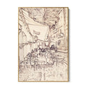 Quadro Stampa su Tela Cafe Terrace at Night, Vincent Van Gogh - CupidoDesign