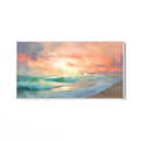 Quadro Stampa su Tela Cala al Tramonto - CupidoDesign