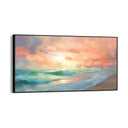 Quadro Stampa su Tela Cala al Tramonto - CupidoDesign