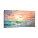 Quadro Stampa su Tela Cala al Tramonto - CupidoDesign