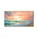 Quadro Stampa su Tela Cala al Tramonto - CupidoDesign