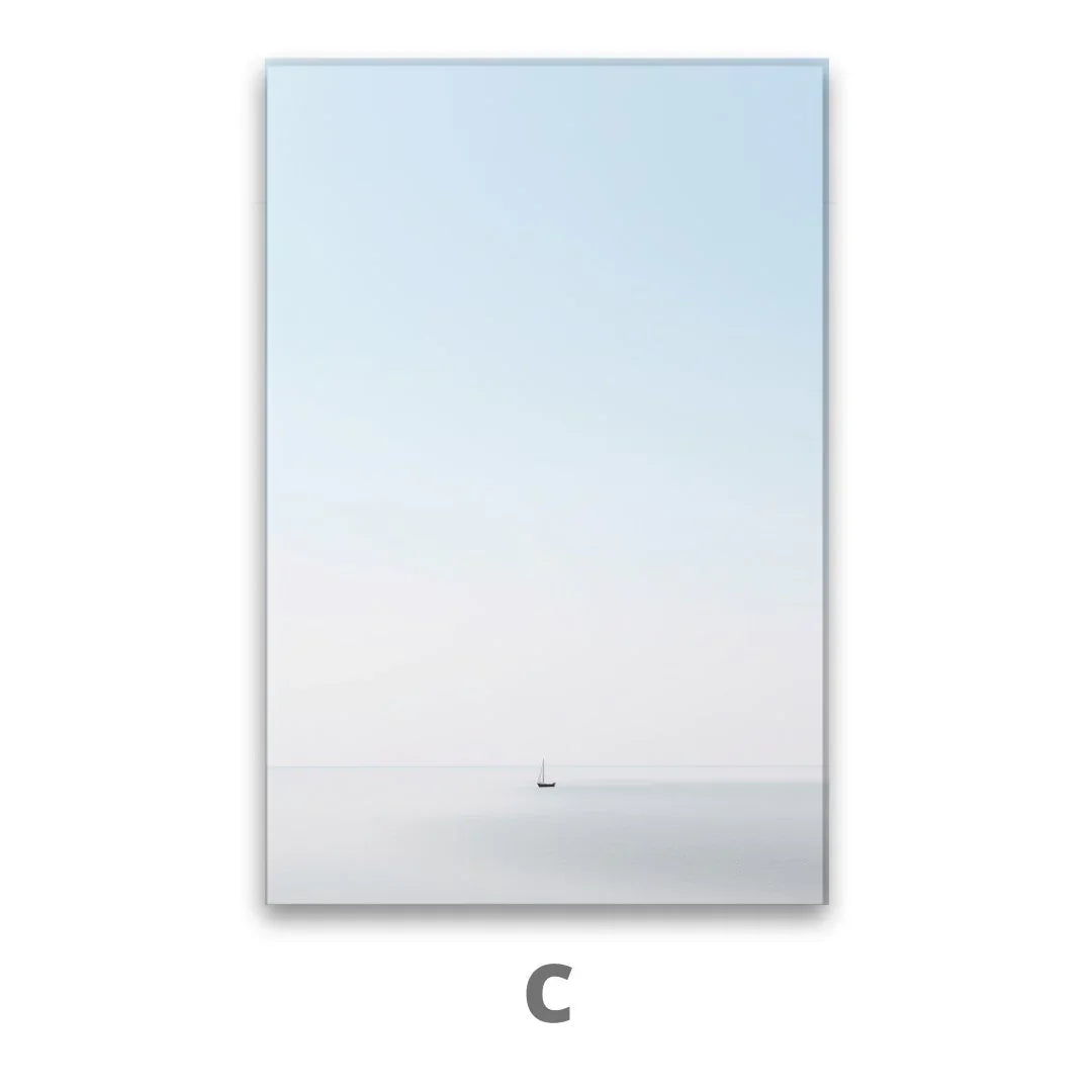 Quadro Stampa su Tela Calma Azzurra - CupidoDesign