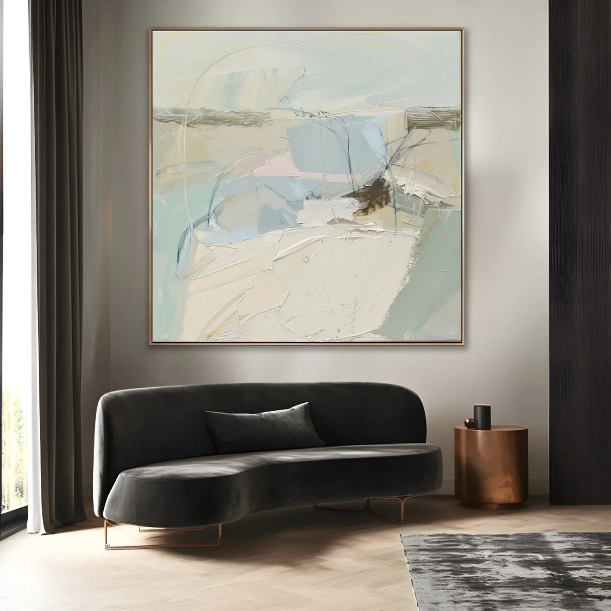 Quadro Stampa su Tela Calma Invernale - CupidoDesign