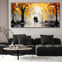 Quadro Stampa su Tela Camminata Autunnale - CupidoDesign