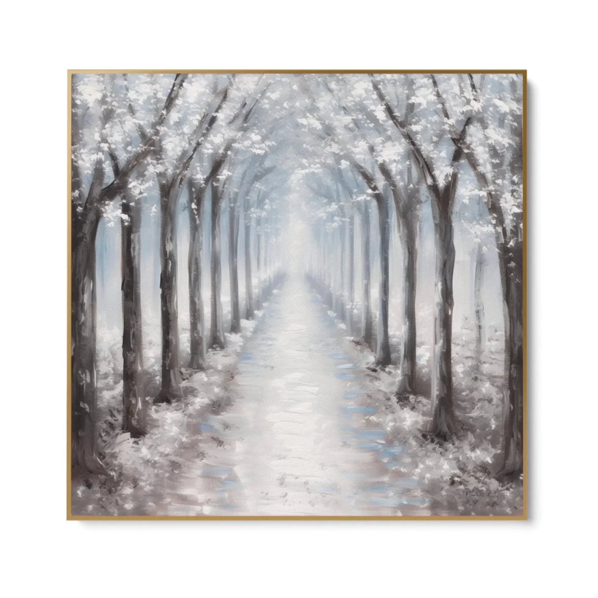 Quadro Stampa su Tela Cammino Innevato - CupidoDesign
