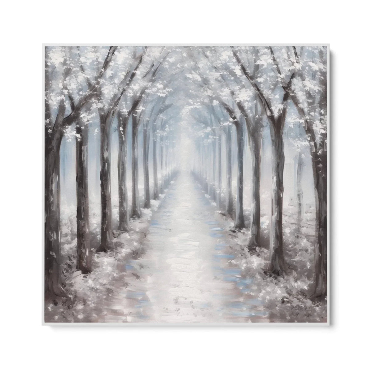 Quadro Stampa su Tela Cammino Innevato - CupidoDesign