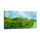 Quadro Stampa su Tela Campi di grano verde, Vincent Van Gogh - CupidoDesign
