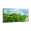 Quadro Stampa su Tela Campi di grano verde, Vincent Van Gogh - CupidoDesign