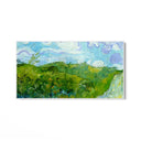 Quadro Stampa su Tela Campi di grano verde, Vincent Van Gogh - CupidoDesign