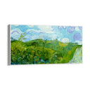 Quadro Stampa su Tela Campi di grano verde, Vincent Van Gogh - CupidoDesign