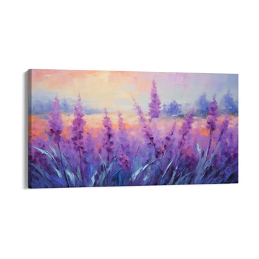 Quadro Stampa su Tela Campo di lavanda - CupidoDesign