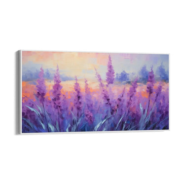 Quadro Stampa su Tela Campo di lavanda - CupidoDesign