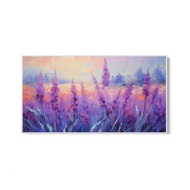 Quadro Stampa su Tela Campo di lavanda - CupidoDesign