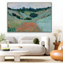 Quadro Stampa su Tela Campo di papaveri a Giverny, Claude Monet - CupidoDesign