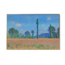 Quadro Stampa su Tela Campo di Papaveri, Claude Monet - CupidoDesign