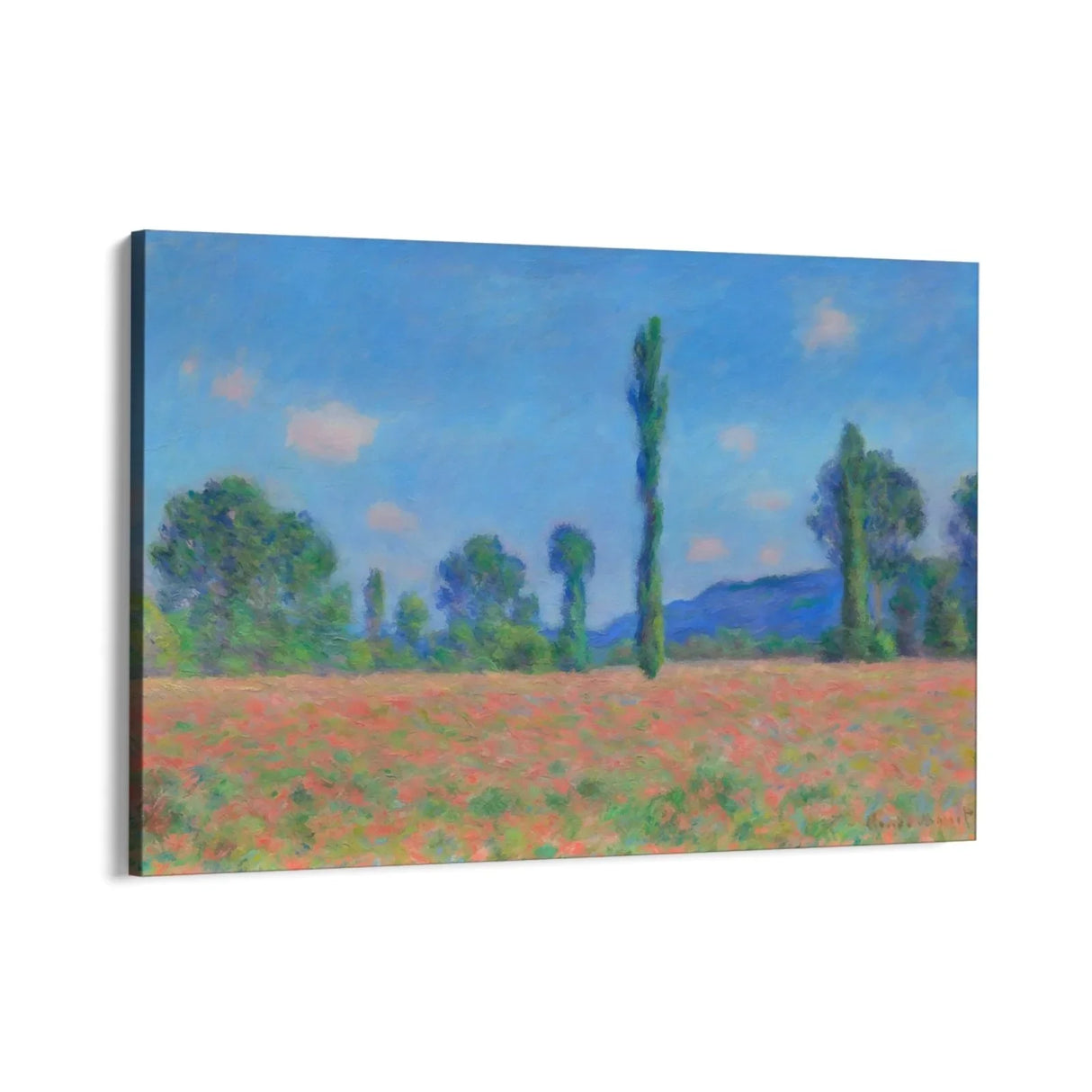 Quadro Stampa su Tela Campo di Papaveri, Claude Monet - CupidoDesign