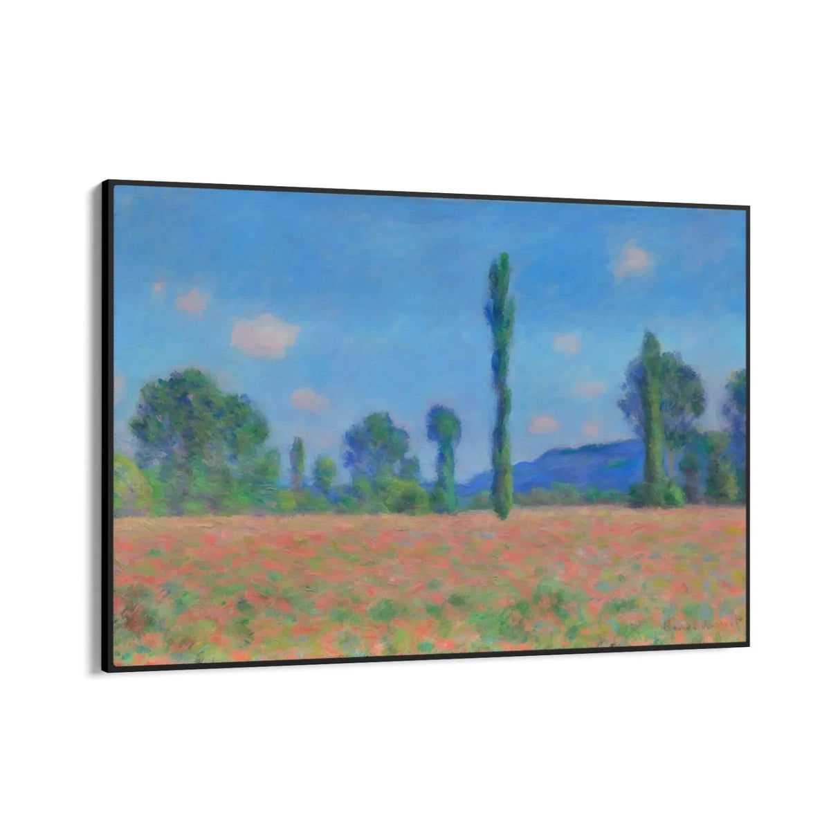 Quadro Stampa su Tela Campo di Papaveri, Claude Monet - CupidoDesign