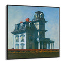 Quadro Stampa su Tela Casa lungo la ferrovia, Edward Hopper - CupidoDesign