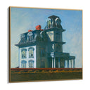 Quadro Stampa su Tela Casa lungo la ferrovia, Edward Hopper - CupidoDesign