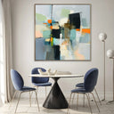 Quadro Stampa su Tela Cascata di Colori - CupidoDesign