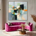 Quadro Stampa su Tela Cascata di Colori - CupidoDesign