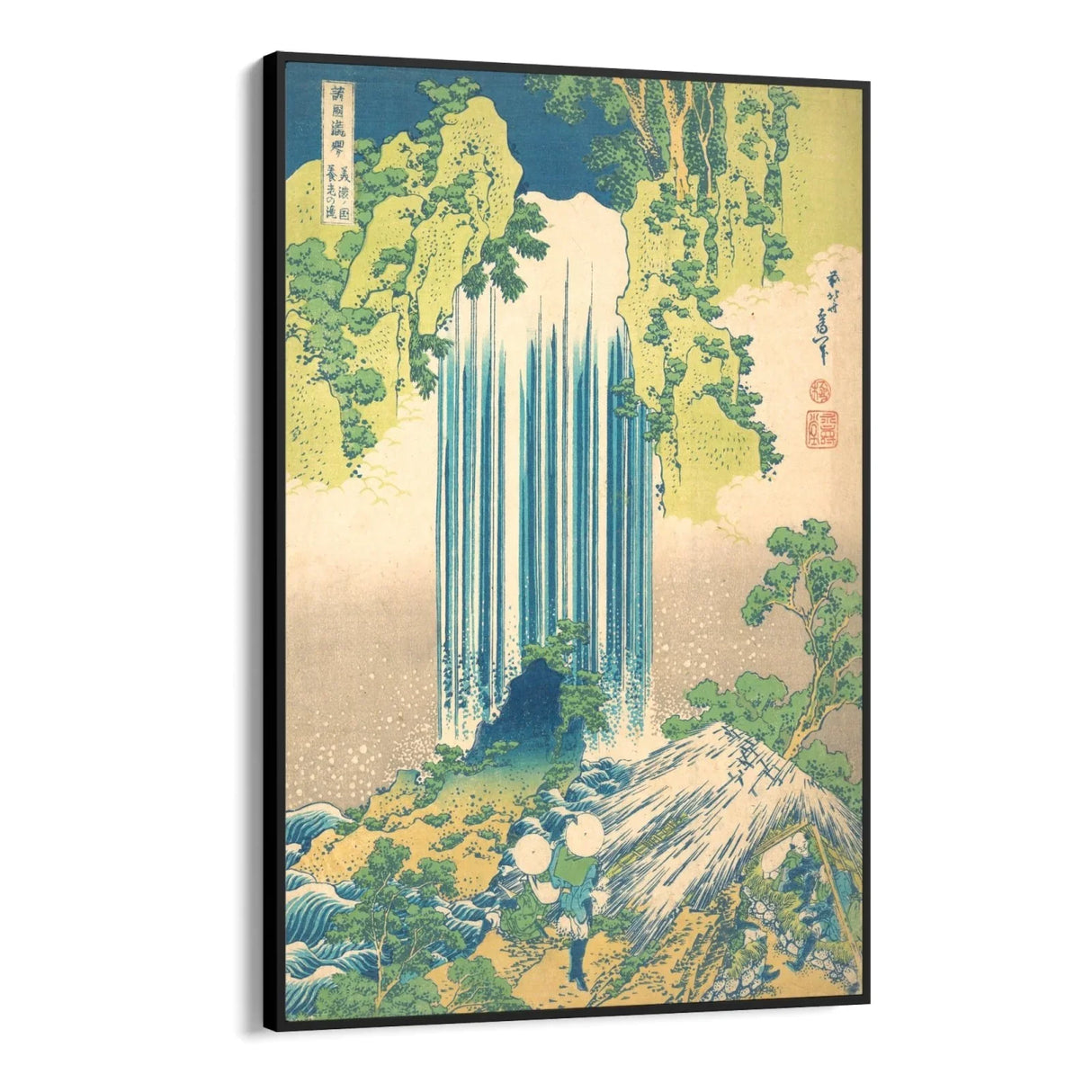 Quadro Stampa su Tela Cascata Yōrō nella Provincia di Mino, Katsushika Hokusai - CupidoDesign