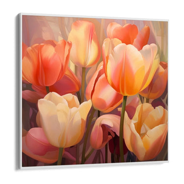 Quadro Stampa su Tela Cascate di Fiori Incantati - CupidoDesign