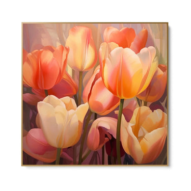 Quadro Stampa su Tela Cascate di Fiori Incantati - CupidoDesign