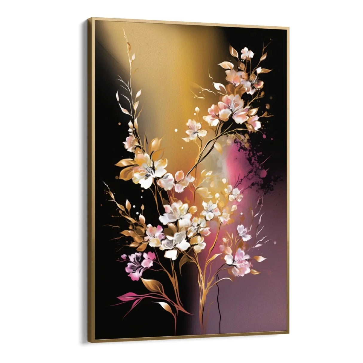 Quadro Stampa su Tela Cascate Floreali - CupidoDesign