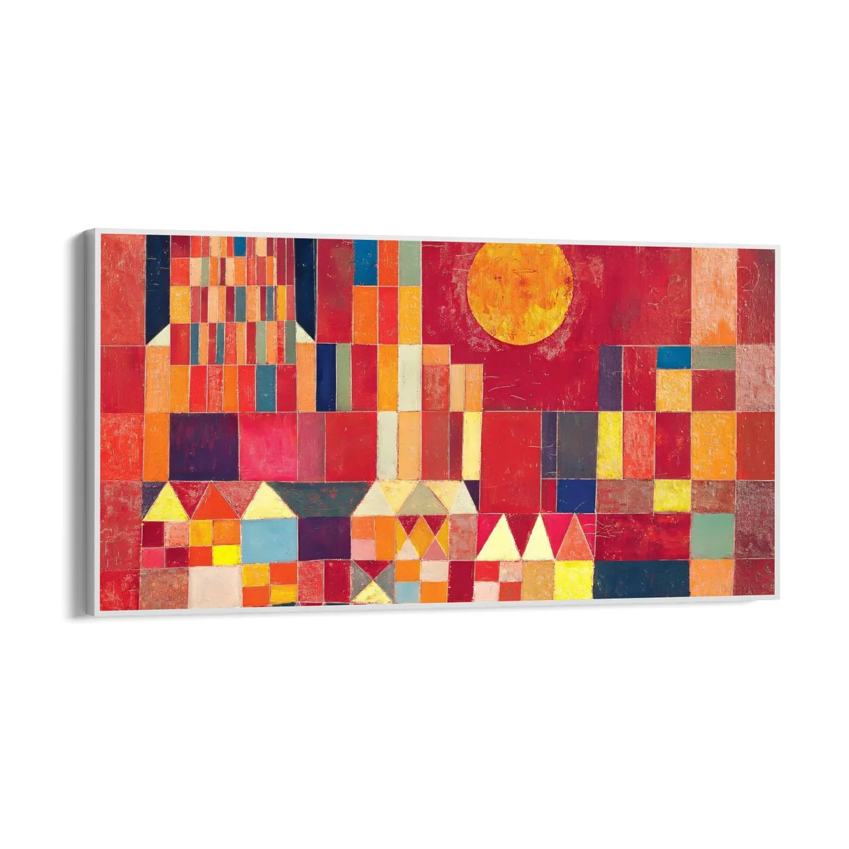 Quadro Stampa su Tela Castello e sole - Paul Klee - CupidoDesign