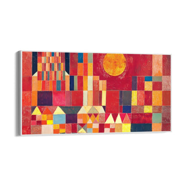 Quadro Stampa su Tela Castello e sole - Paul Klee - CupidoDesign