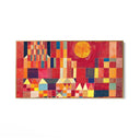 Quadro Stampa su Tela Castello e sole - Paul Klee - CupidoDesign