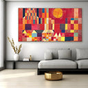 Quadro Stampa su Tela Castello e sole - Paul Klee - CupidoDesign