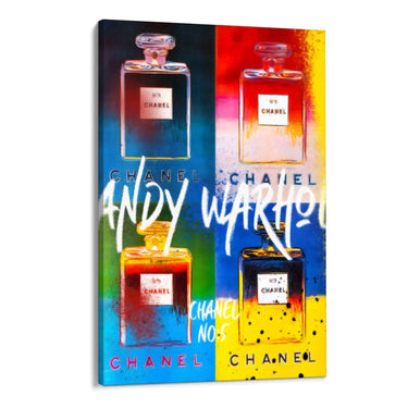 Quadro Stampa su Tela Chanel Graffiti - CupidoDesign