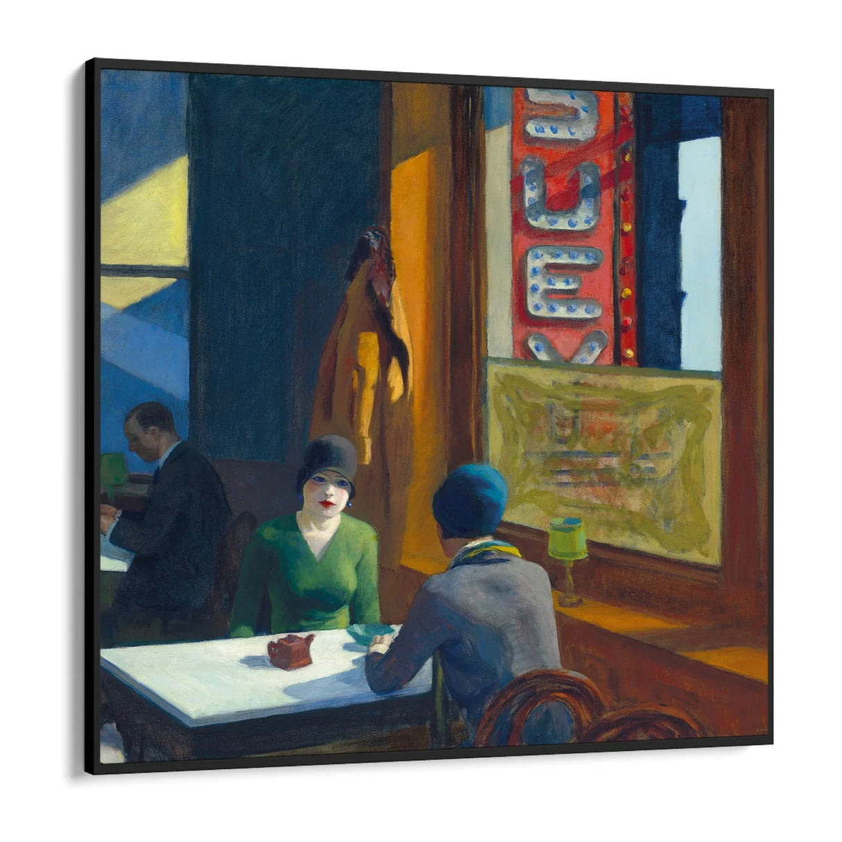 Quadro Stampa su Tela Chop Suey, Edward Hopper - CupidoDesign