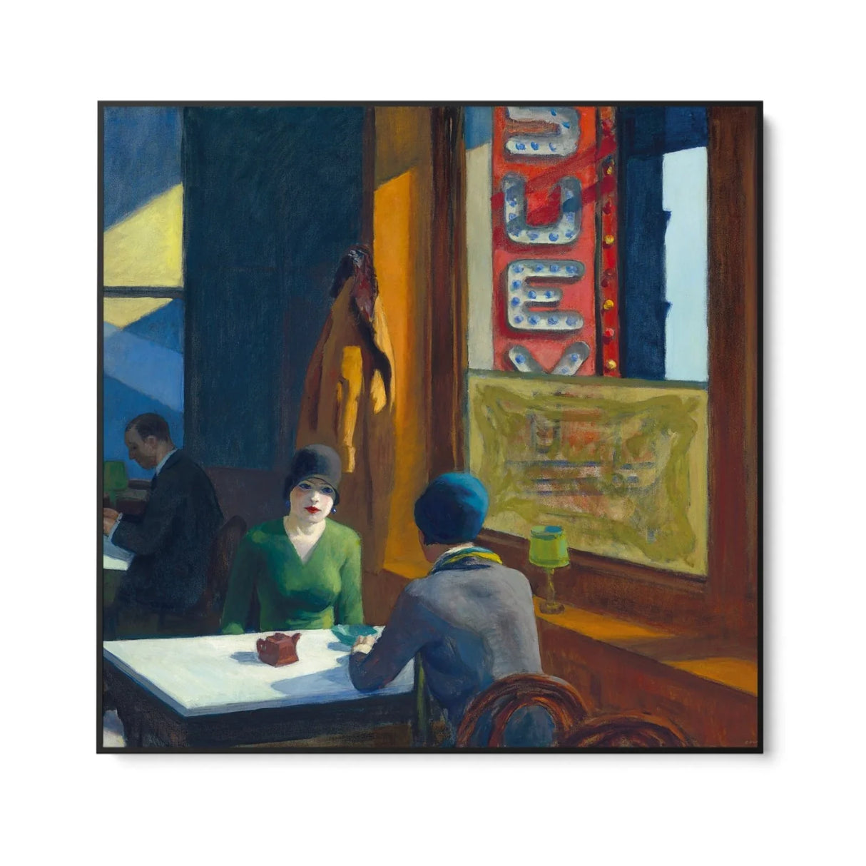 Quadro Stampa su Tela Chop Suey, Edward Hopper - CupidoDesign