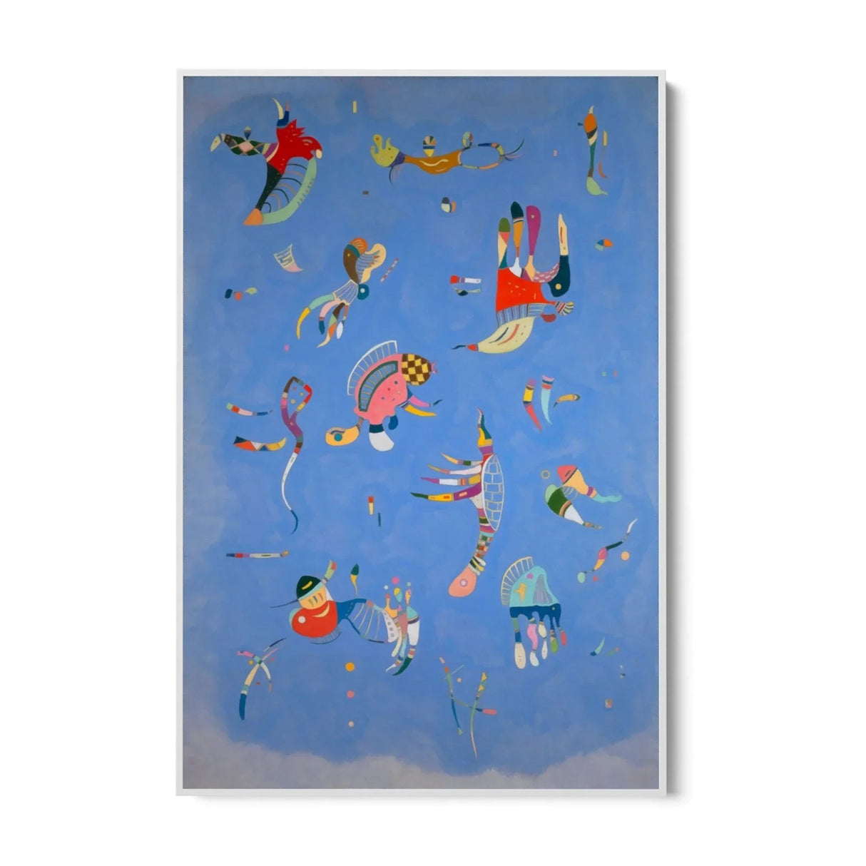 Quadro Stampa su Tela Cielo blu, Wassily Kandinsky - CupidoDesign