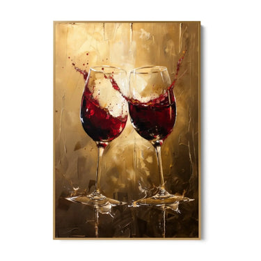 Quadro Stampa su Tela Cin Cin - CupidoDesign