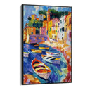Quadro Stampa su Tela Colorata Cinque Terre, Liguria - CupidoDesign