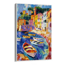 Quadro Stampa su Tela Colorata Cinque Terre, Liguria - CupidoDesign