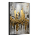 Quadro Stampa su Tela Città Dorata - CupidoDesign