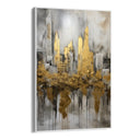 Quadro Stampa su Tela Città Dorata - CupidoDesign